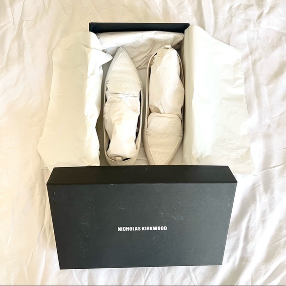 Nicholas Kirkwood White Beya Shoes — US 8.5 / IT 39 - Picture 16 of 16